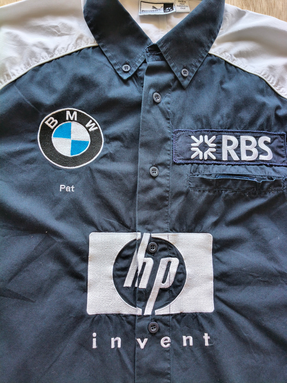 2005 BMW Williams Team issue pit shirt official vintage F1