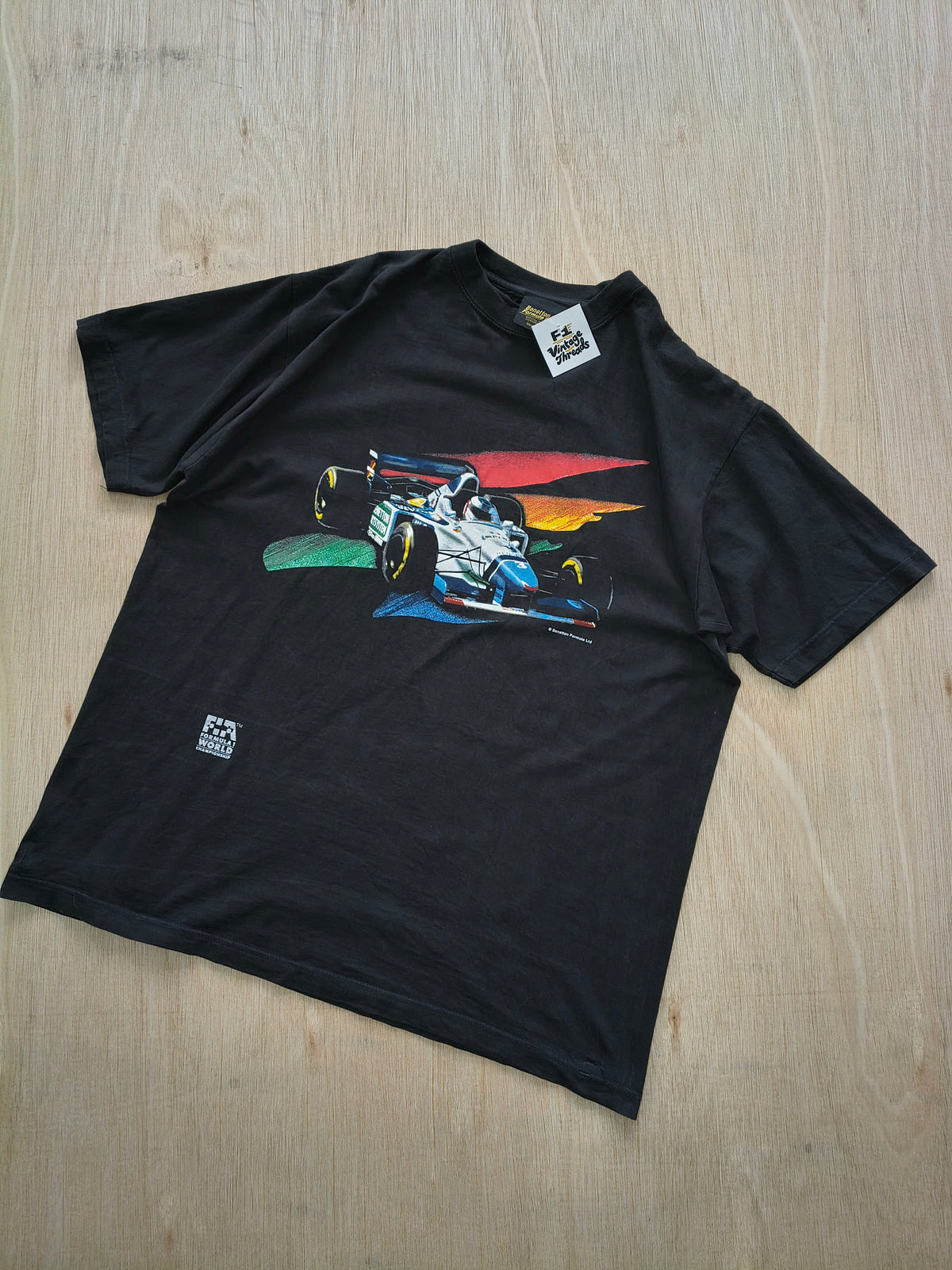 1996 Benetton B196 t-shirt official vintage F1