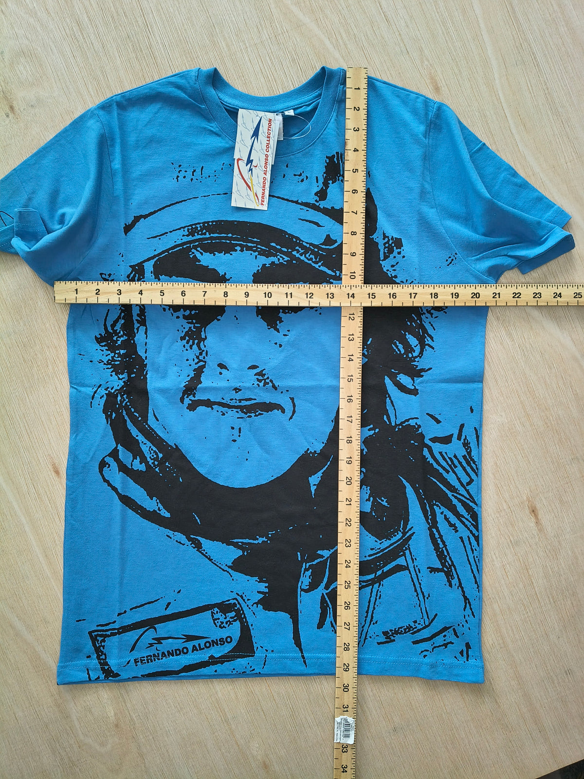 Official Fernando Alonso Renault F1 team t-shirt circa 2005 blue various sizes