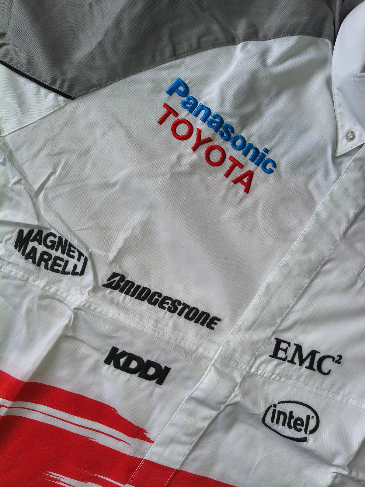 2005 Toyota F1 team pit shirt TF105 Ralf Schumacher Jarno Trulli official vintage F1