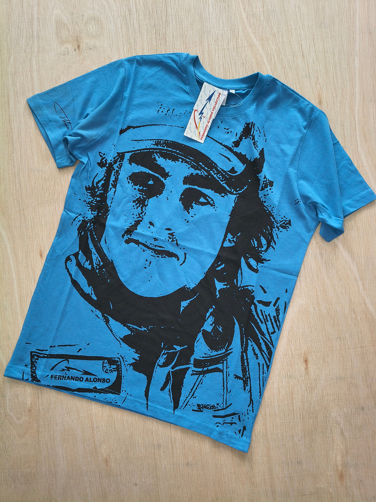 Official Fernando Alonso Renault F1 team t-shirt circa 2005 blue various sizes