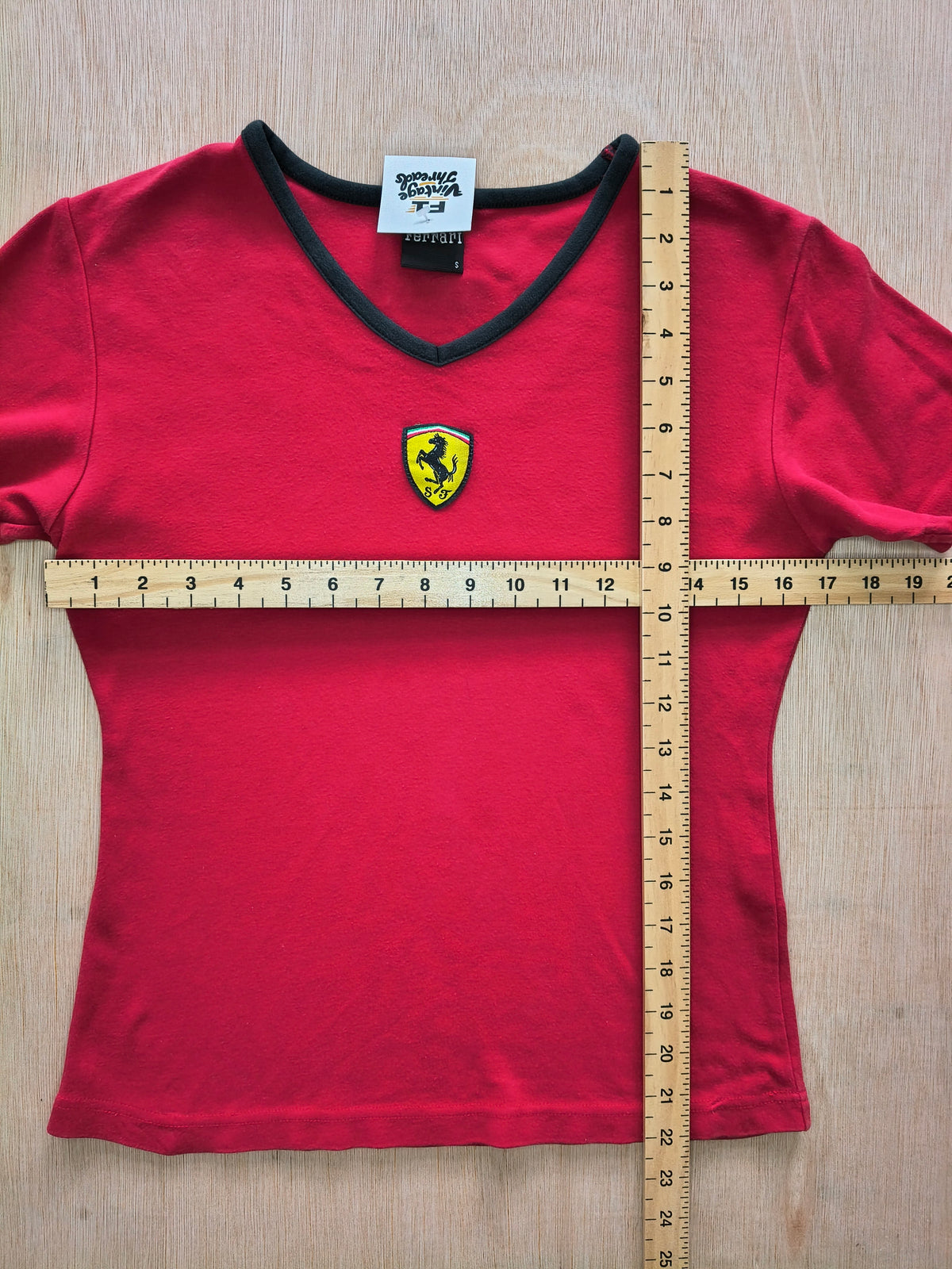 1999 Ferrari ladies baby tee t-shirt official vintage