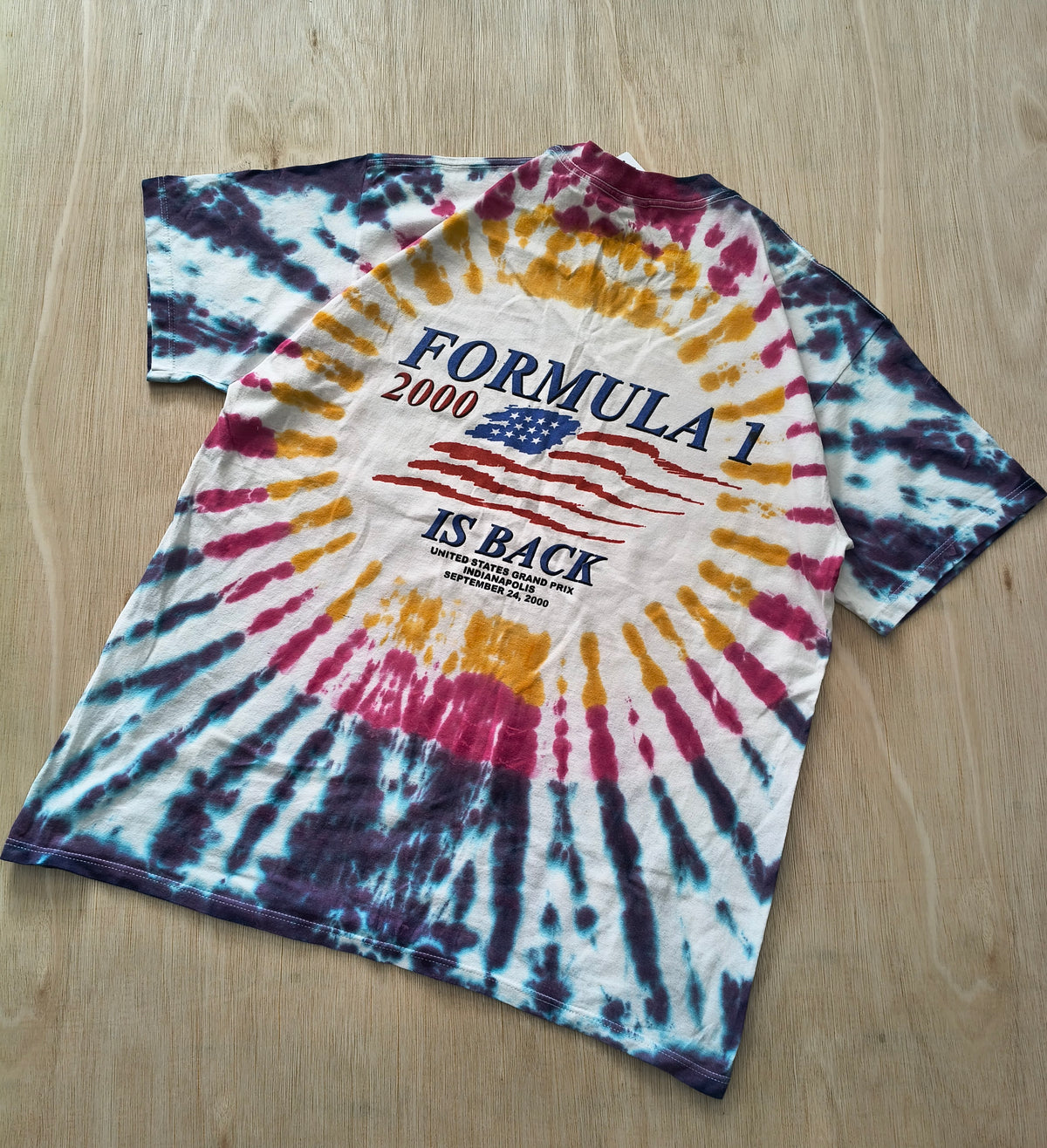 2000 US Grand Prix Indianapolis tshirt official vintage F1