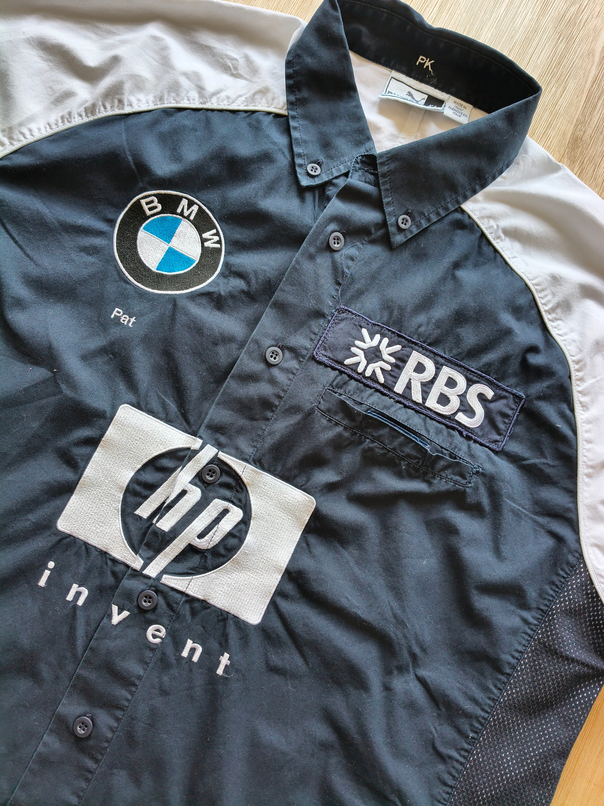 2005 BMW Williams Team issue pit shirt official vintage F1