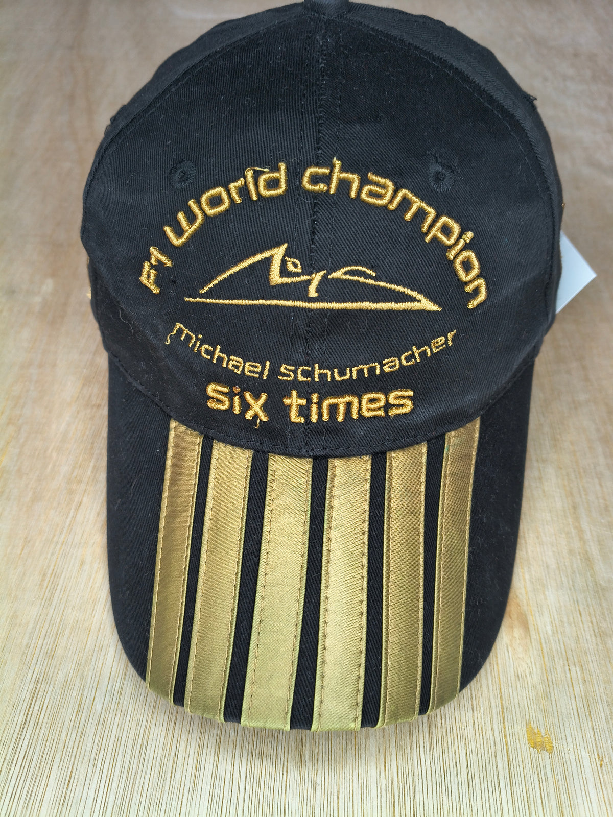 Official Michael Schumacher 6 times world champion cap hat vintage F1