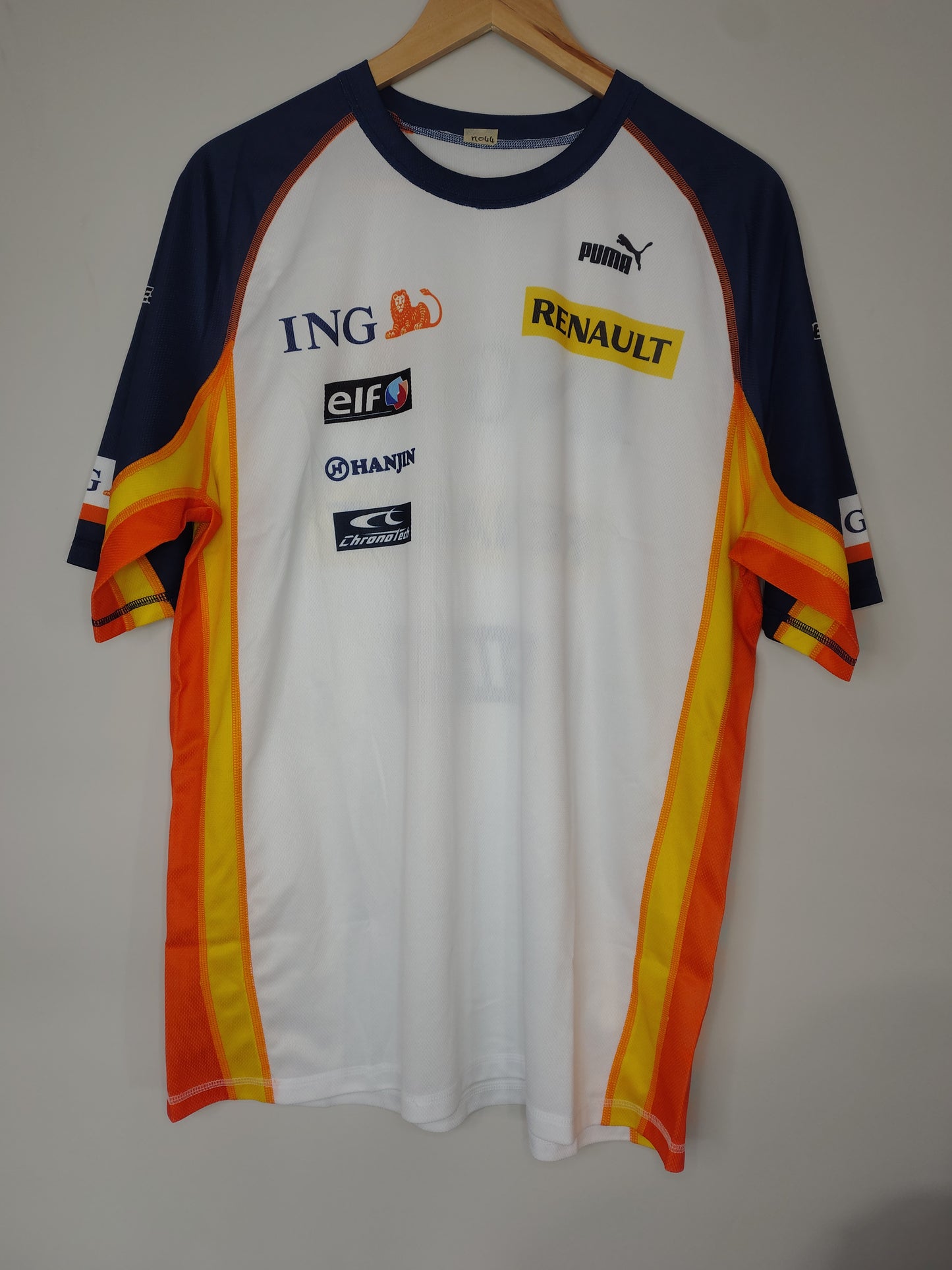 Official Renault ING F1 team Puma t-shirt Fernando Alonso era