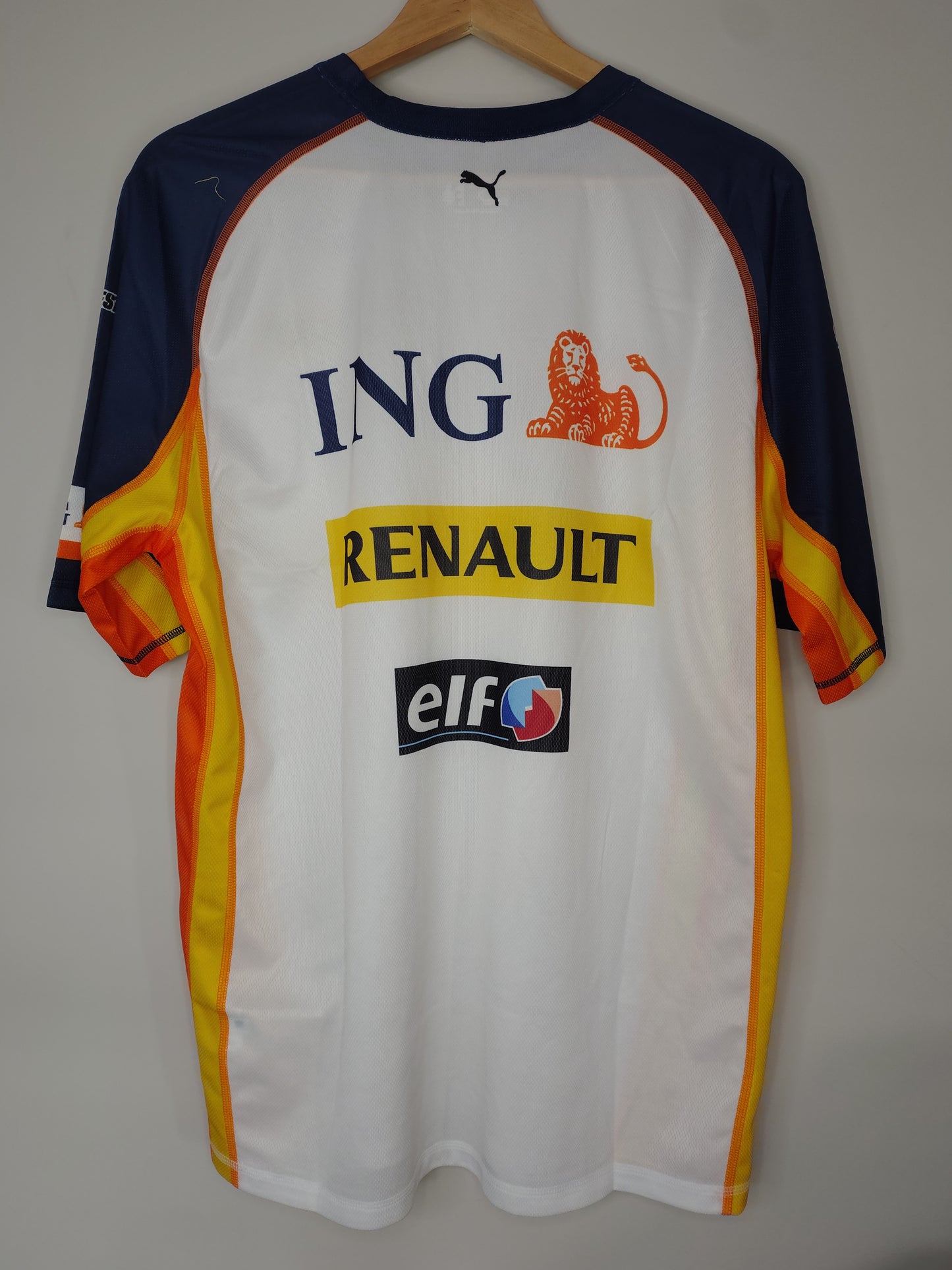 Official Renault ING F1 team Puma t-shirt Fernando Alonso era
