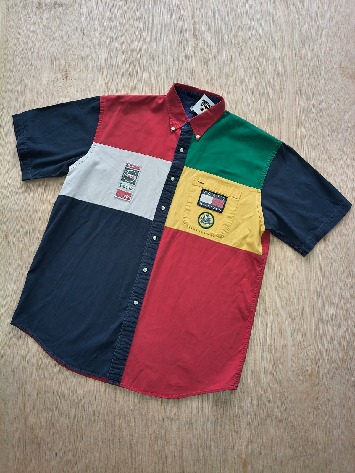 Early 1990s Tommy Hilfiger Lotus shirt  vintage F1