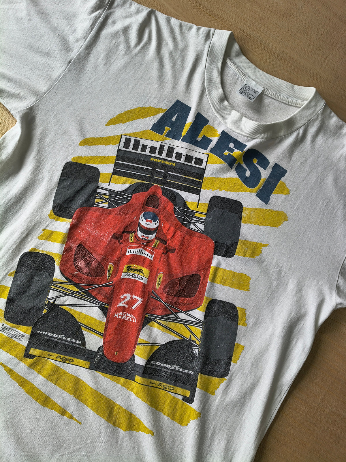 1994 Jean Alesi Ferrari 412 T1 t-shirt vintage F1