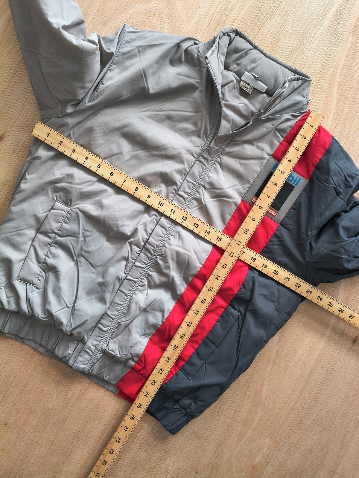 1980s Mobil 1 Rally Formula padded jacket vintage